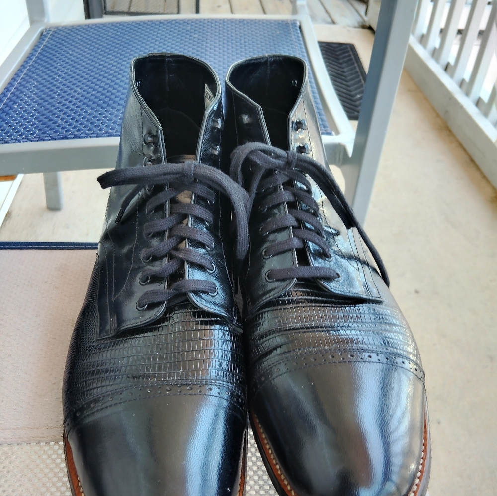 Stacy Adam’s  Cap Toe All Leather Shoe